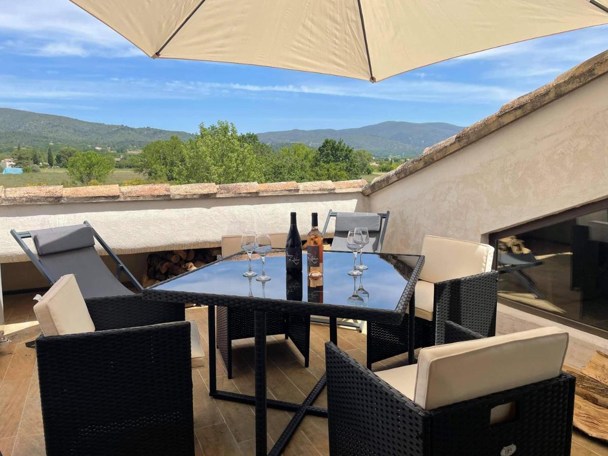 Appartement de charme Sud Luberon classé 4 étoiles Puyvert Extérieur photo